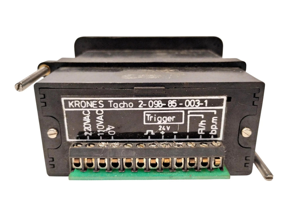 Krones 2-098-85-003-1 110/220 V AC PLC Rate Meter
