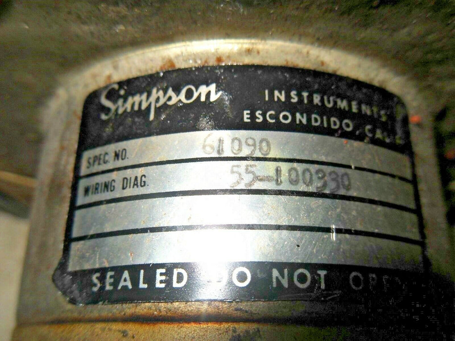 Simpson 61090 Cans per Minute Meter