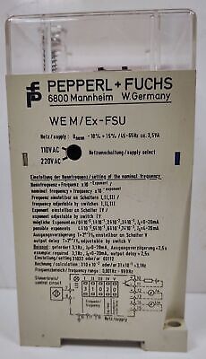 Pepperl WE M/Ex-FSU Variable Frequency Drive