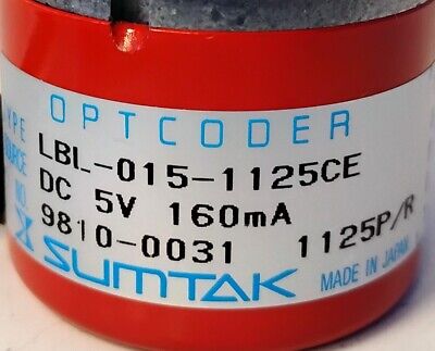 Sumtak LBL-015-1125CE 5 V DC 1125 P/R Optcoder Pulse Encoder