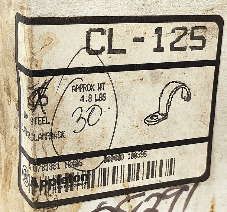 Appleton CL-125 1-1/4 in Steel Conduit Clamp w/ One Hole