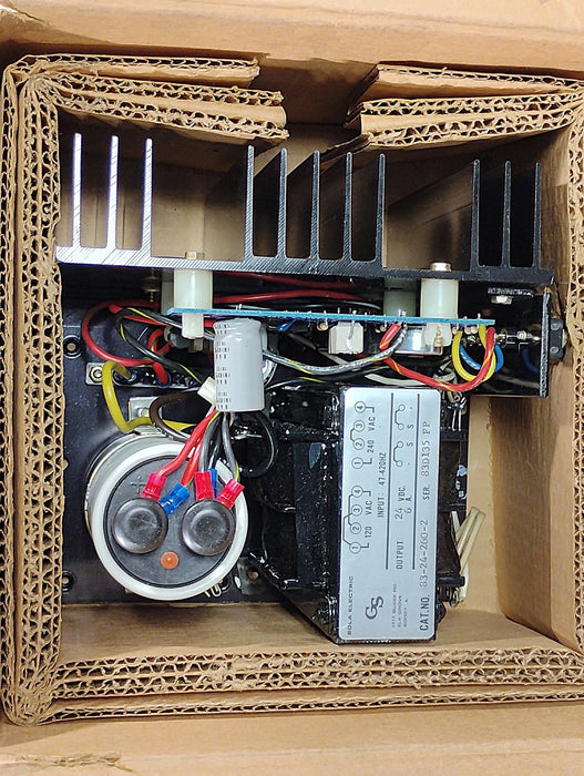 SOLA 83-24-260-2 Linear Power Supply w/ 120/240VAC Input and 24VDC 6A Output