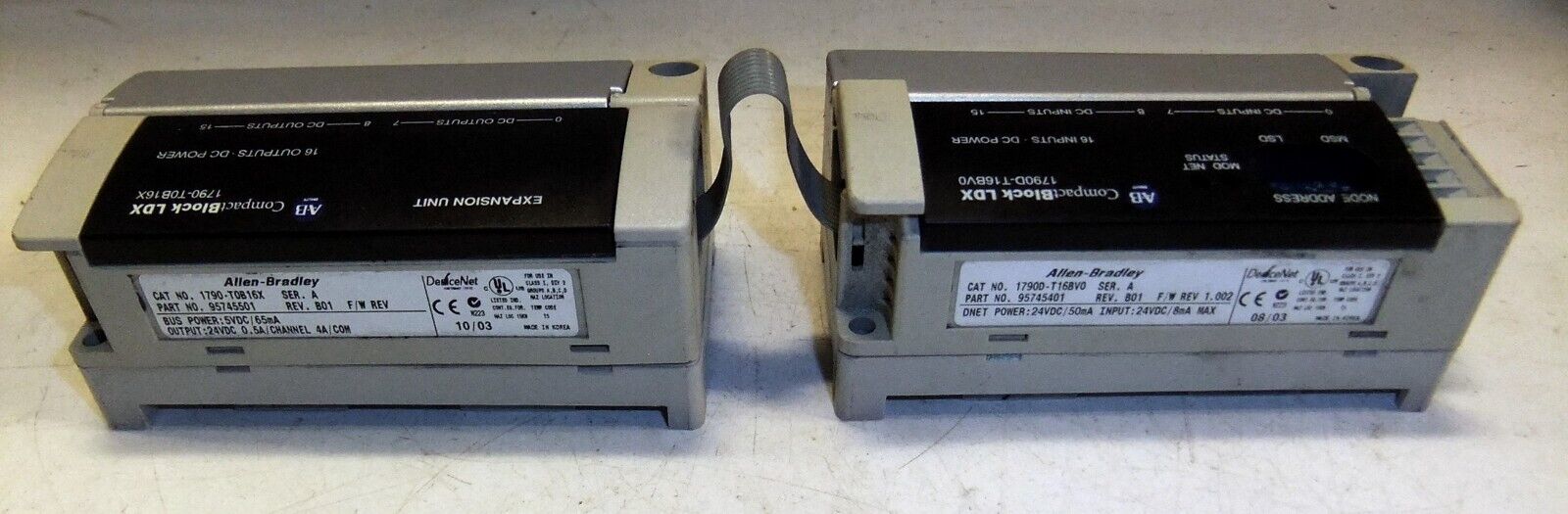 Allen-Bradley Compact Block, Expansion Unit 1790DT16BV0 1790-TOB16X