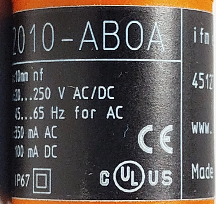 Efector IA-2010-AB0A IA0066 20-250 V AC/DC Inductive Proximity Sensor