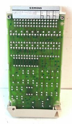 Siemens 6SN1114-0AA01-0AA0 Simodrive 611A Feed Drive Control Setting Module