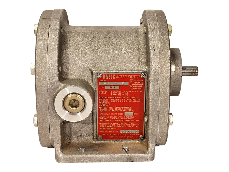Winterburn 8121-S Type EP-1 125/250/480 VAC/125/250 VDC Speed Switch