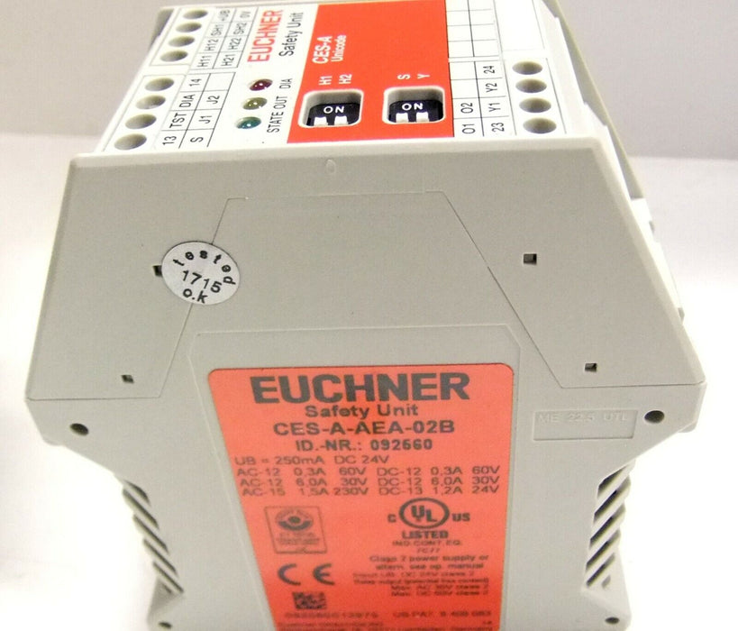 Euchner Safety Switch CES-A-AEA-02B