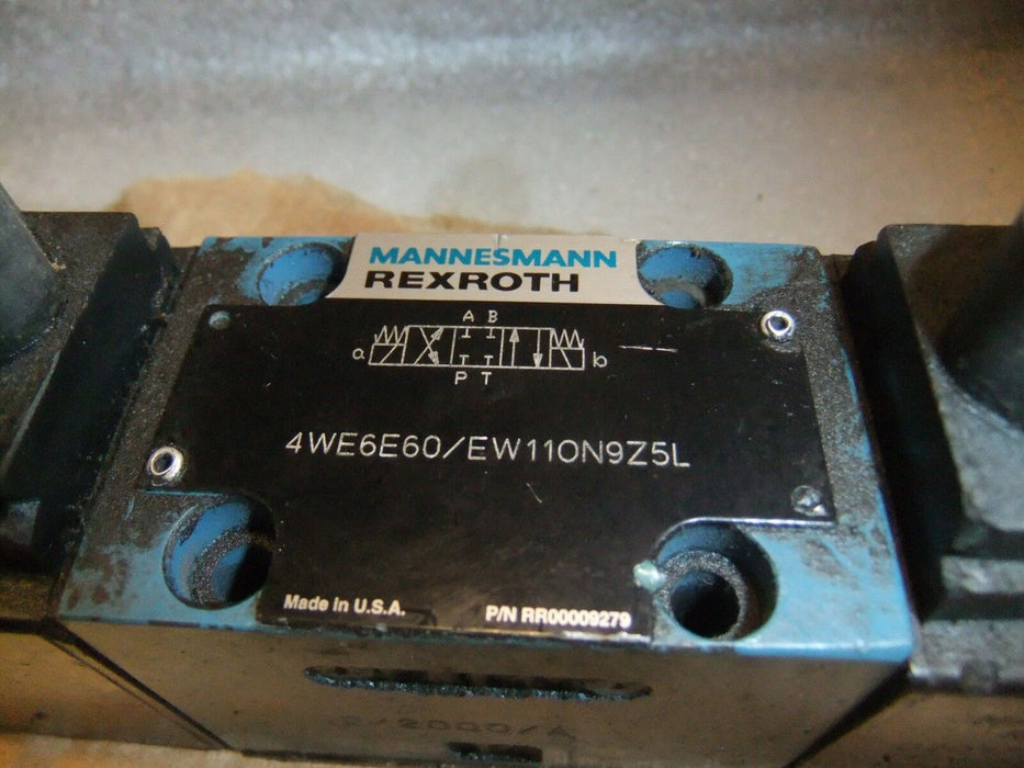 Rexroth Hydraulic Valve 4WE6E60/EW110N9Z5L