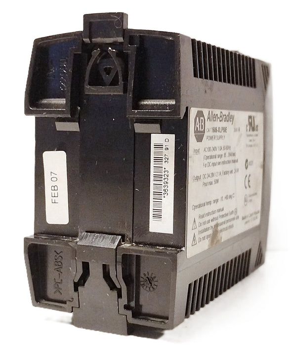 Allen-Bradley 1606-XLP50E 100-240VAC PLC Power Supply w/ 24-25VDC 50 W Output