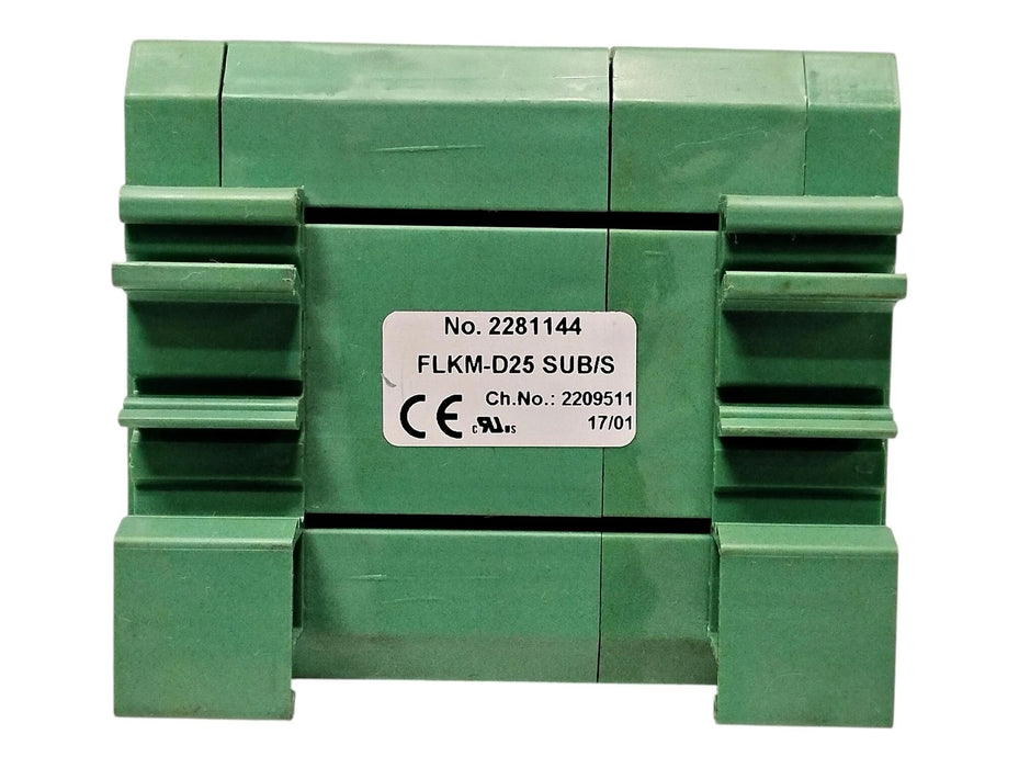 Phoenix Contact FLKM-D25 SUB/S 228114 Interface Module w/ 25-Pin D-Sub Connector
