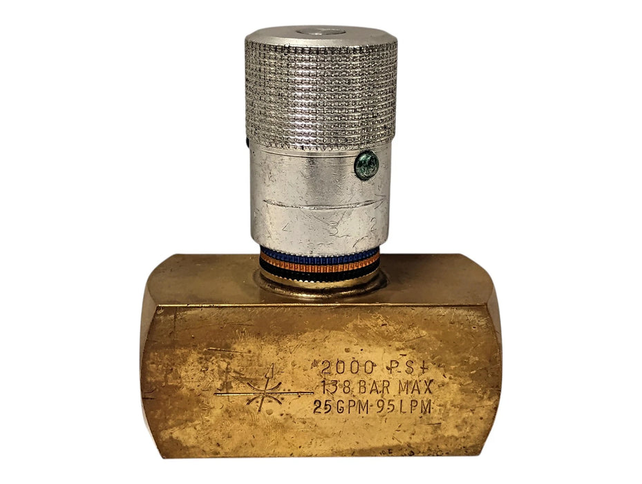 Parker N1200B COLORFLOW 2000psi 25GPM 3/4 in Manual Hydraulic Flow Control Valve