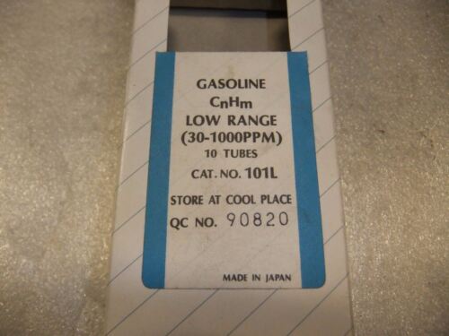 Lot of 10 Sensidyne Gasoline Analyzer Tube 101L 30-1000 PPM