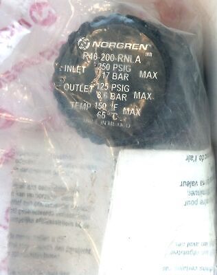 Norgren R46-200-RNLA 1/4" NPT 250 PSI Pneumatic Regulator