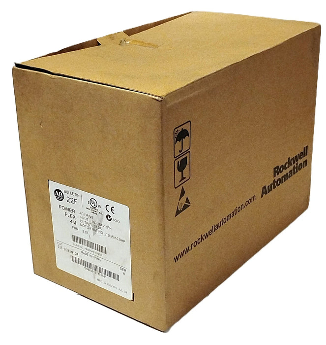 Allen-Bradley 22F-B033N104 POWER FLEX 4M 180 264 V AC 33 A 7.5 kW AC Drive